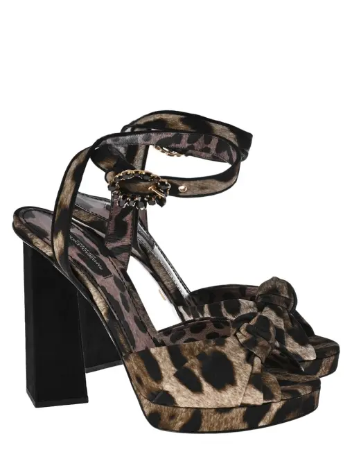 Босоножки из вискозы DOLCE & GABBANA