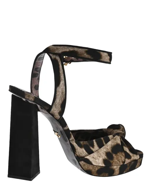 Босоножки из вискозы DOLCE & GABBANA