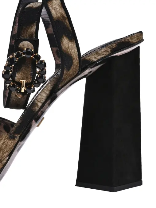 Босоножки из вискозы DOLCE & GABBANA