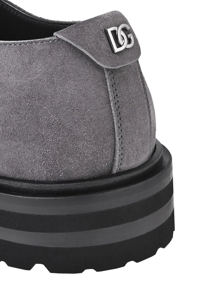 Дерби замшевые