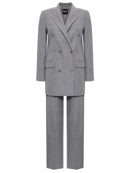 Костюм из шерсти и лиоцелла BOSS