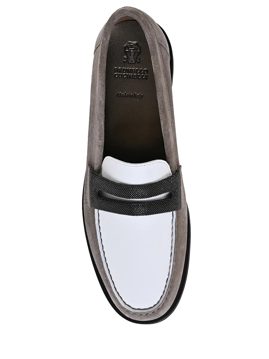 Лоферы комбинированные