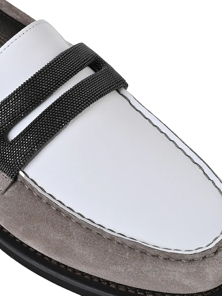 Лоферы комбинированные