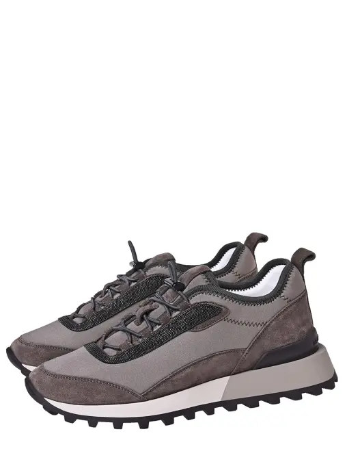 Кроссовки комбинированные BRUNELLO CUCINELLI