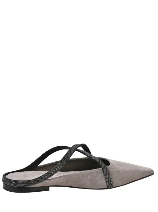 Мюли замшевые BRUNELLO CUCINELLI