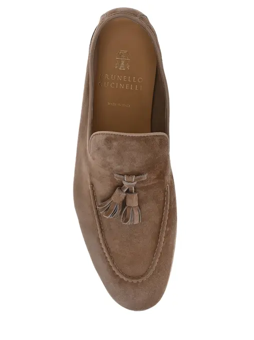 Лоферы замшевые BRUNELLO CUCINELLI