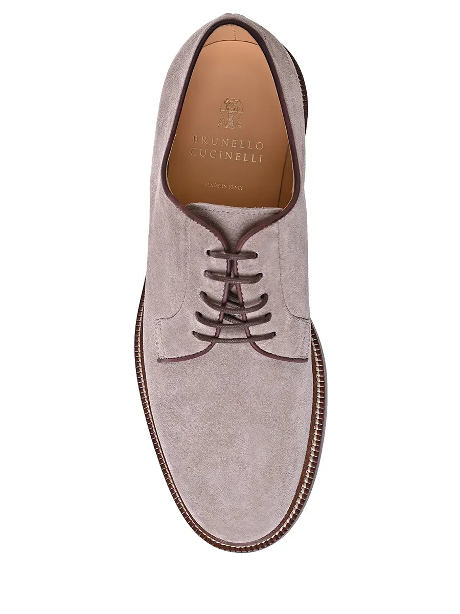 Дерби замшевые