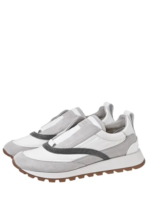 Кроссовки комбинированные BRUNELLO CUCINELLI