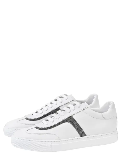 Кеды кожаные BRUNELLO CUCINELLI