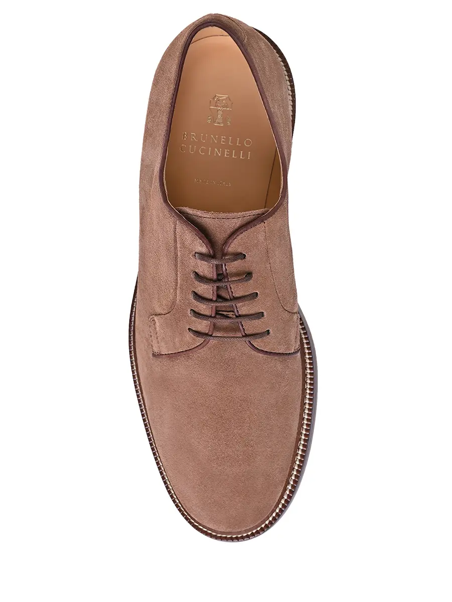 Дерби замшевые