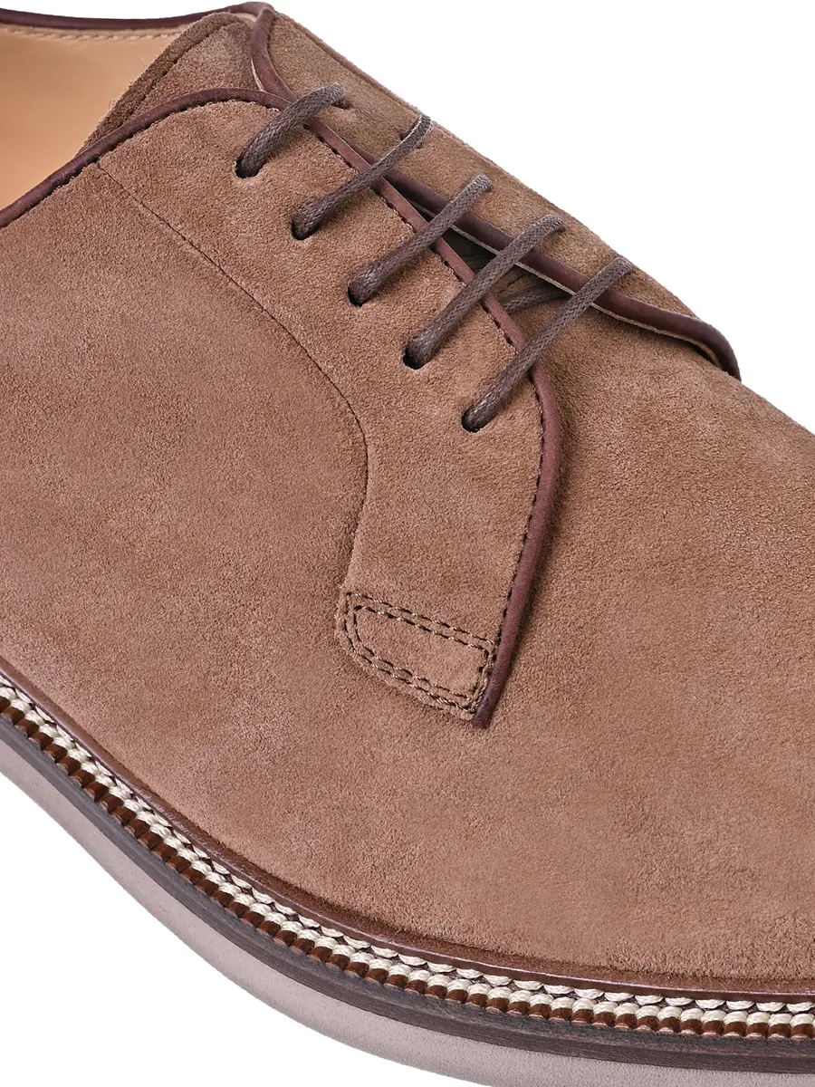 Дерби замшевые