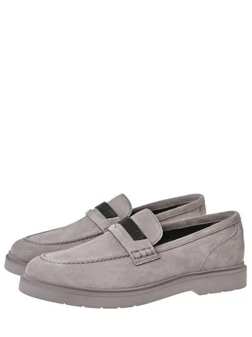 Лоферы замшевые BRUNELLO CUCINELLI