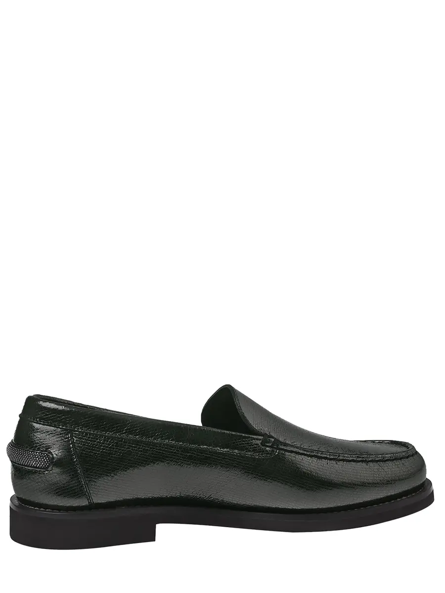 Лоферы кожаные