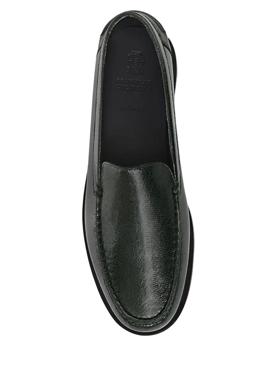 Лоферы кожаные