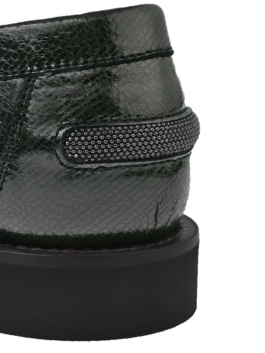 Лоферы кожаные