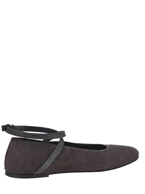 Балетки замшевые BRUNELLO CUCINELLI