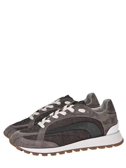 Кроссовки комбинированные BRUNELLO CUCINELLI