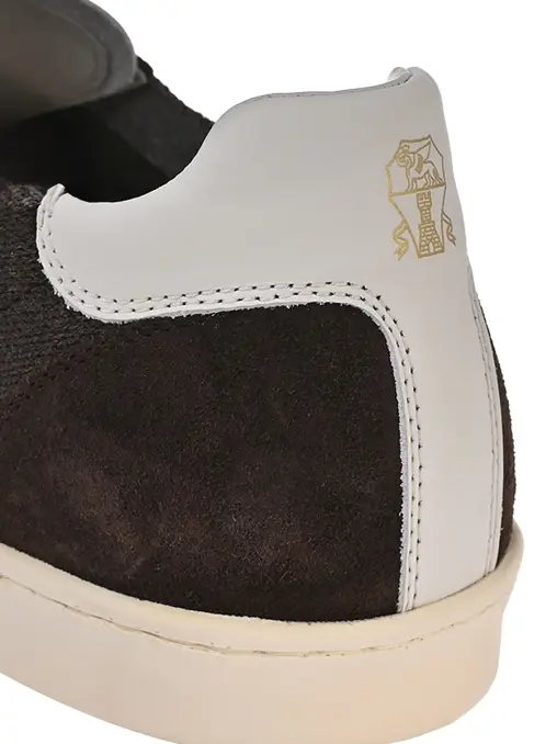 Кеды комбинированные BRUNELLO CUCINELLI