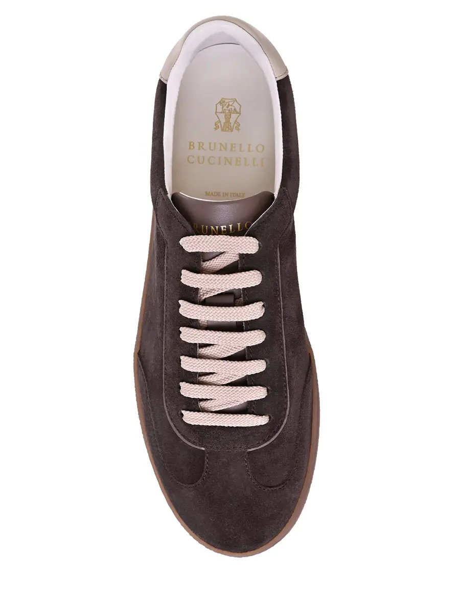 Кеды замшевые