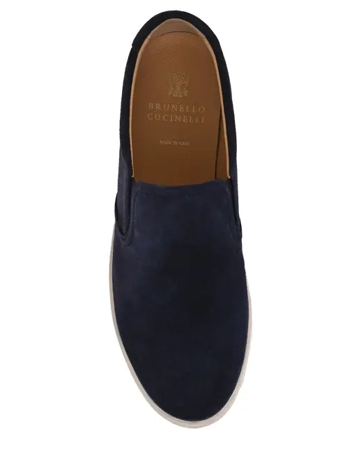 Слипоны замшевые BRUNELLO CUCINELLI