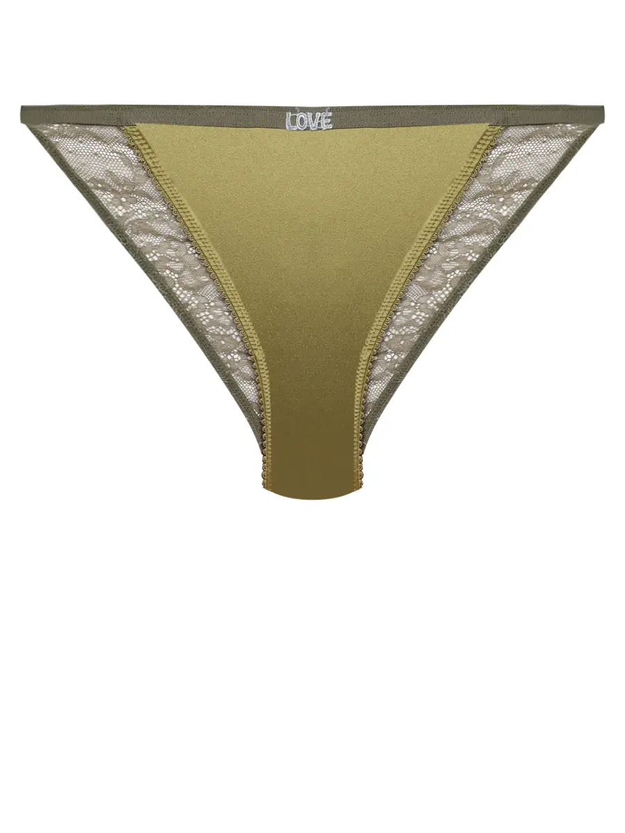 Трусы-слип с кружевом