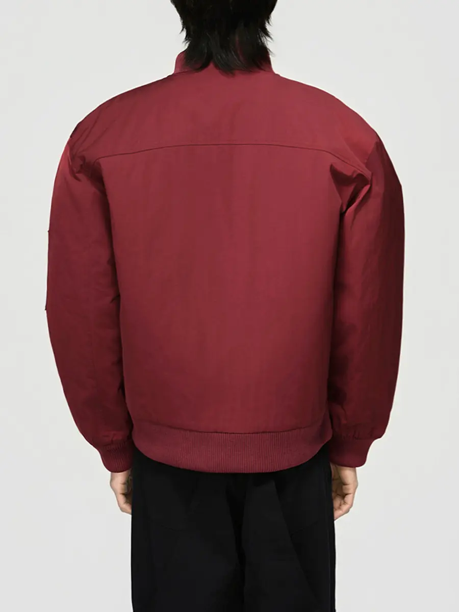 Бомбер однотонный Blood Moon Bomber