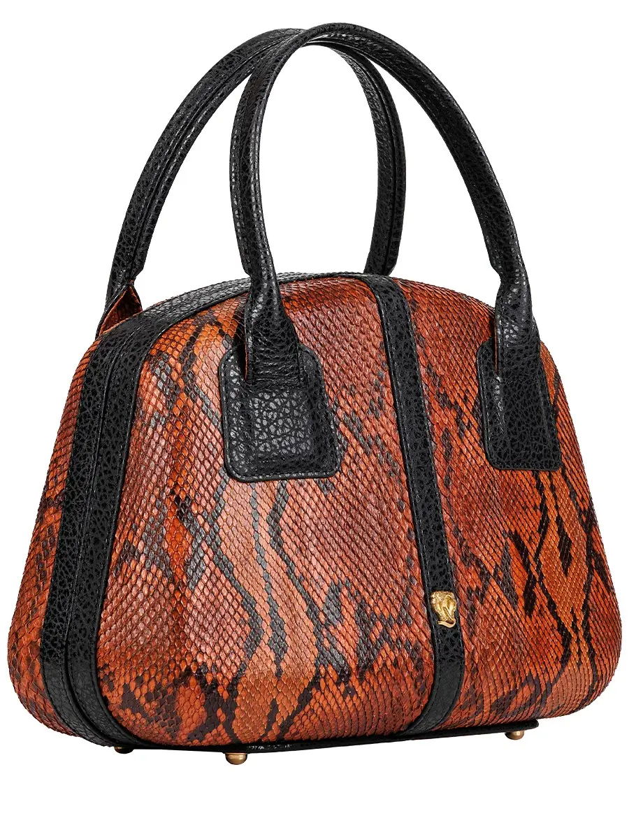 Сумка из кожи питона