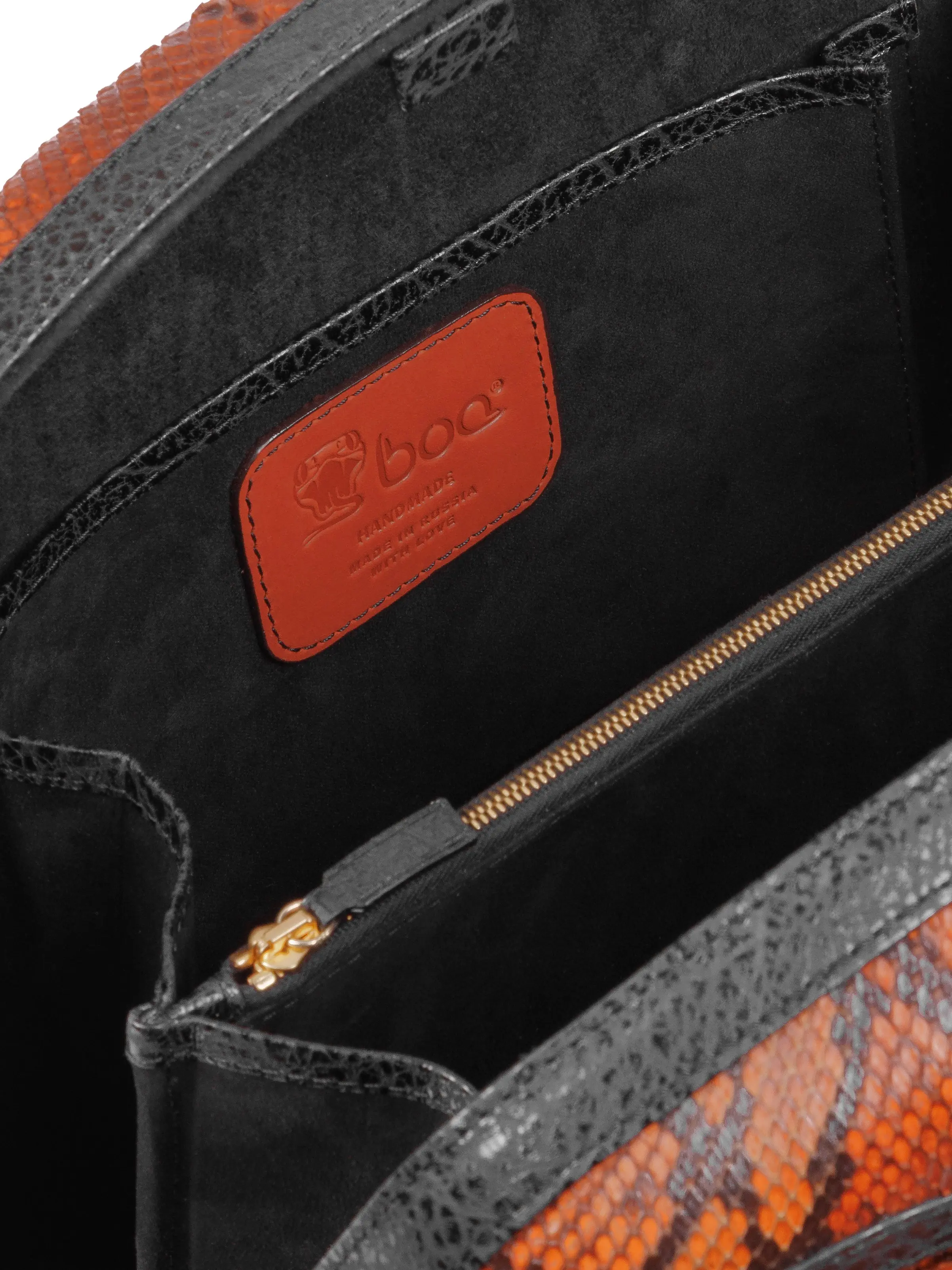 Сумка из кожи питона