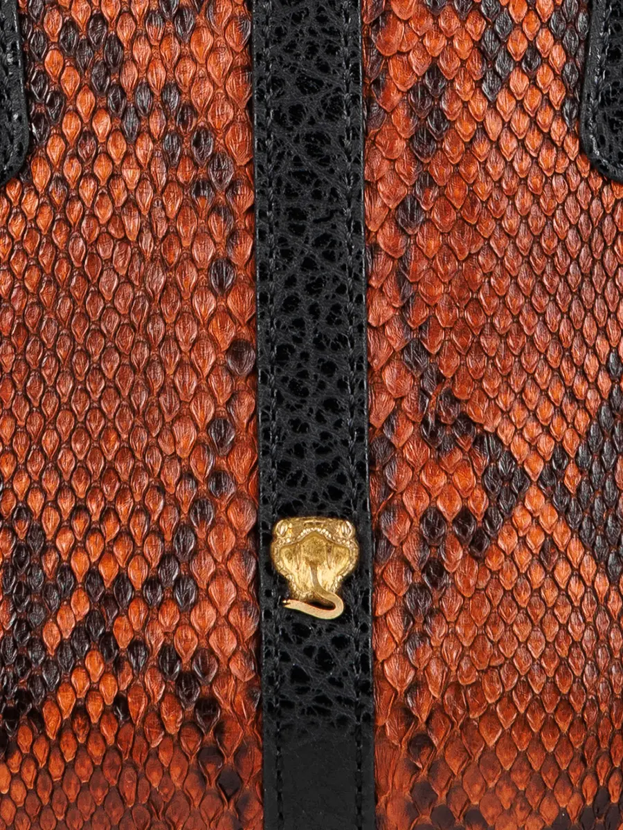 Сумка из кожи питона