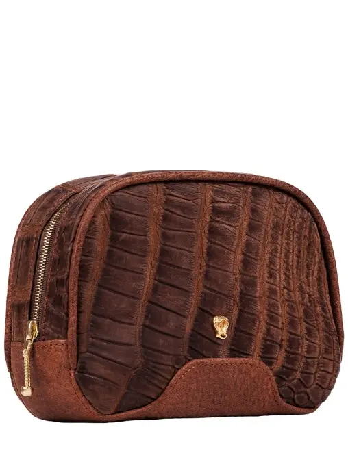 Косметичка из кожи крокодила BOA