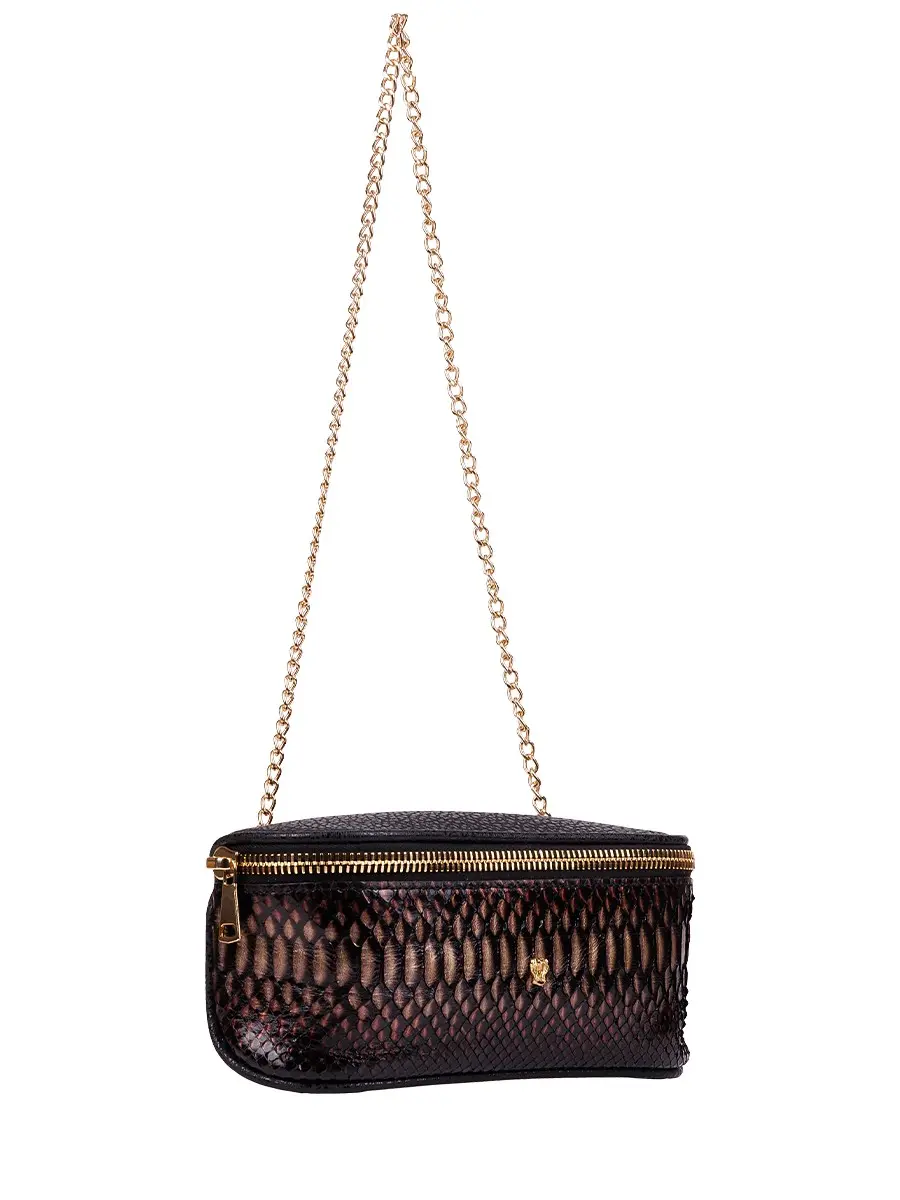 Сумка из кожи питона