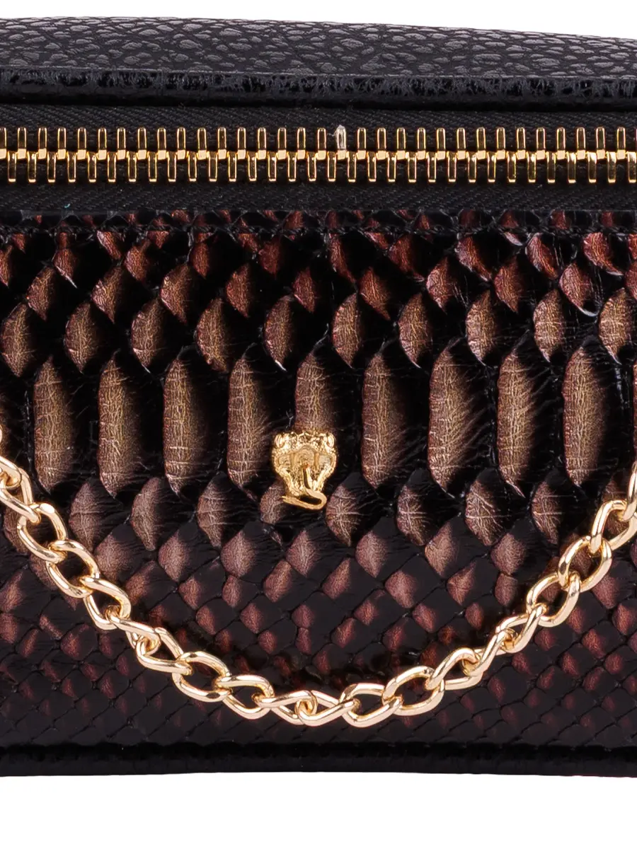 Сумка из кожи питона