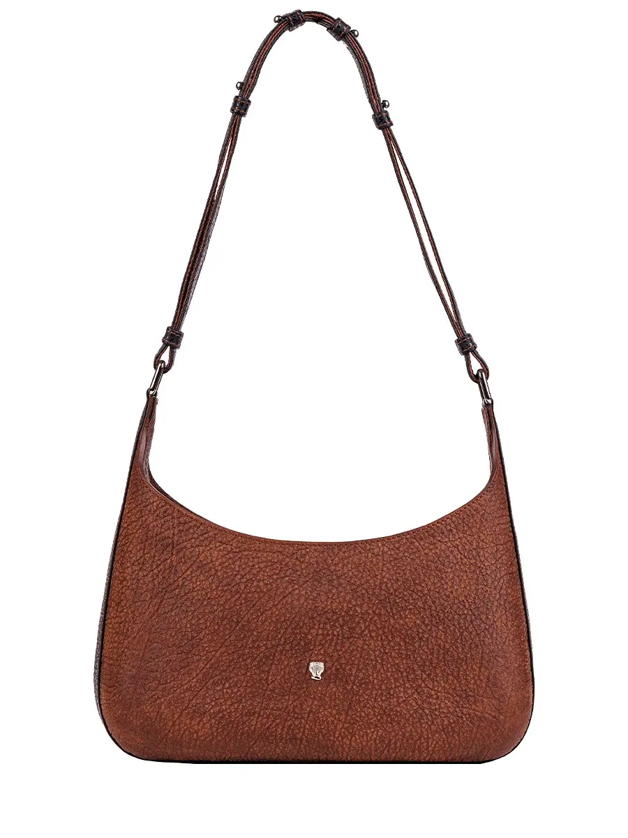 Сумка-хобо кожаная NUWA