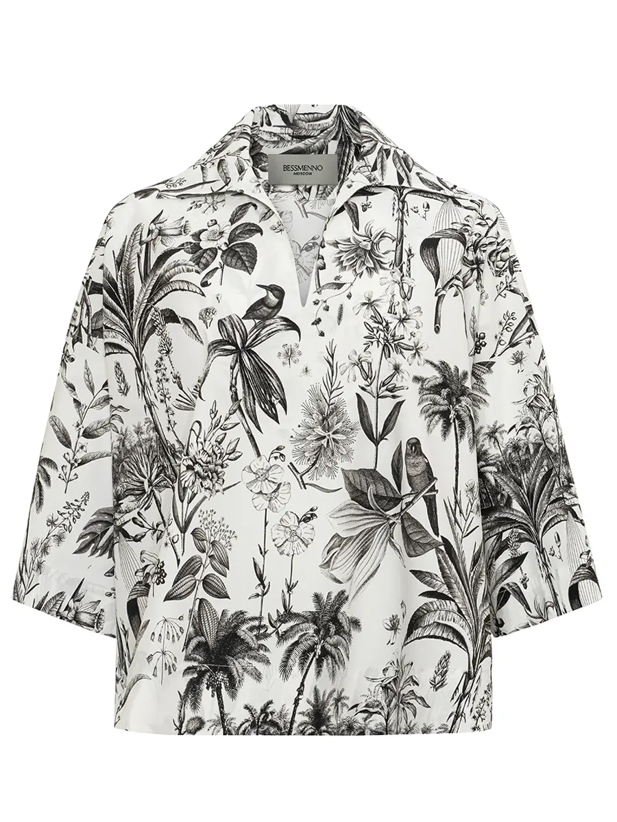 Рубашка хлопковая "Пальма"