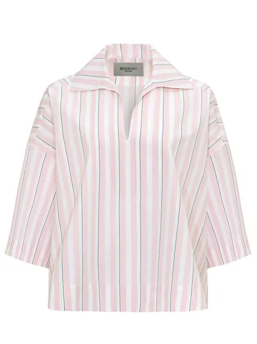 Рубашка хлопковая BESSMENNO