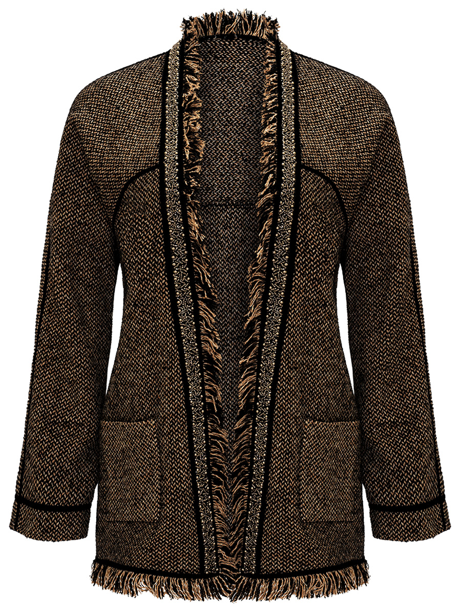 Жакет шерстяной