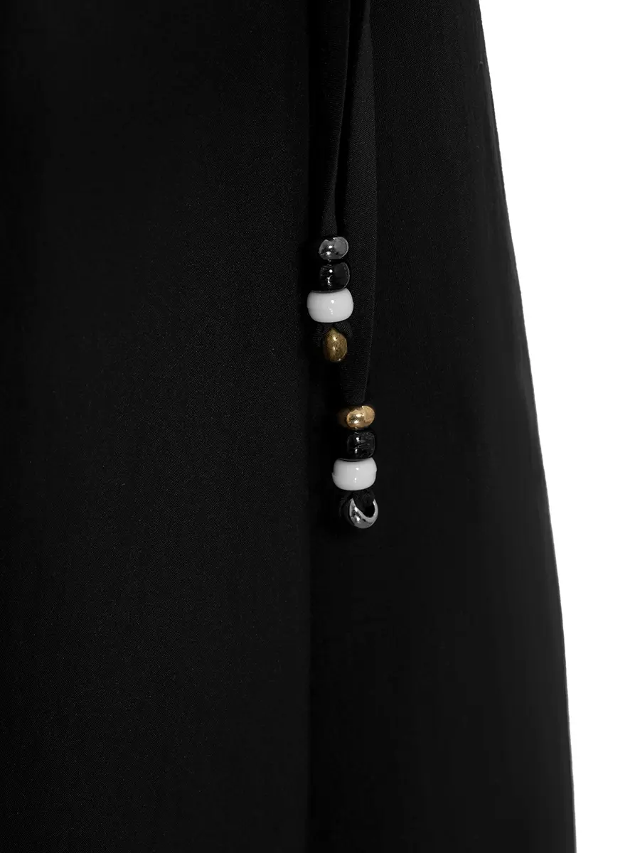 Платье хлопковое с шармами