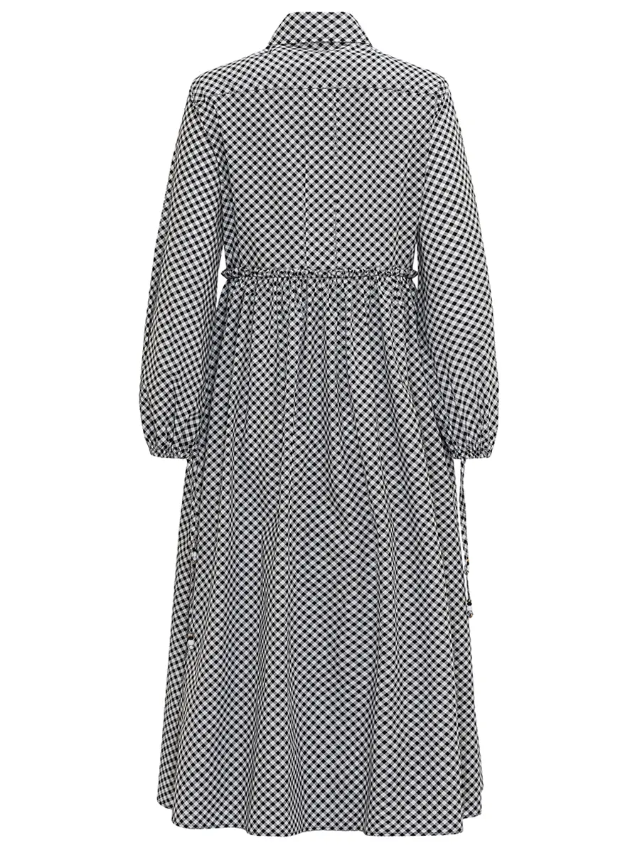 Платье хлопковое "Клетка"