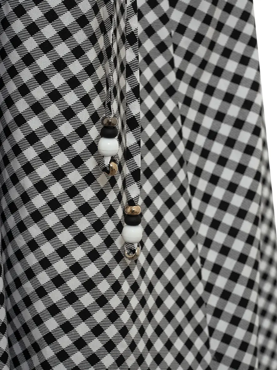 Платье хлопковое "Клетка"