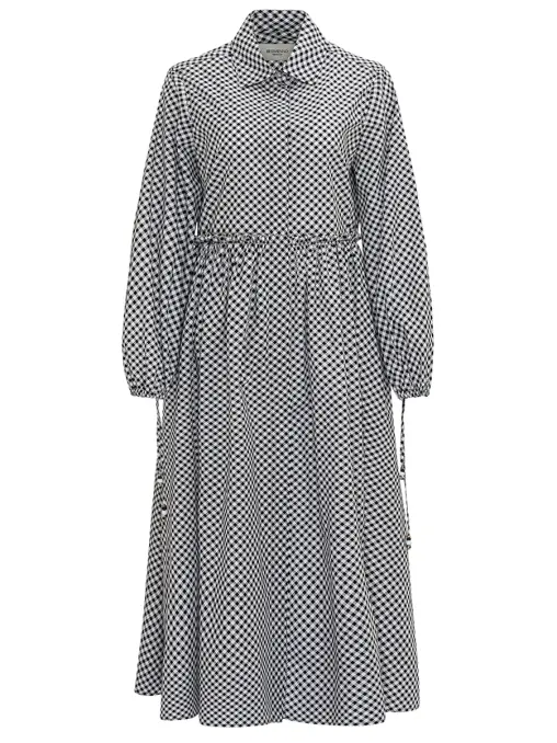 Платье хлопковое "Клетка" BESSMENNO