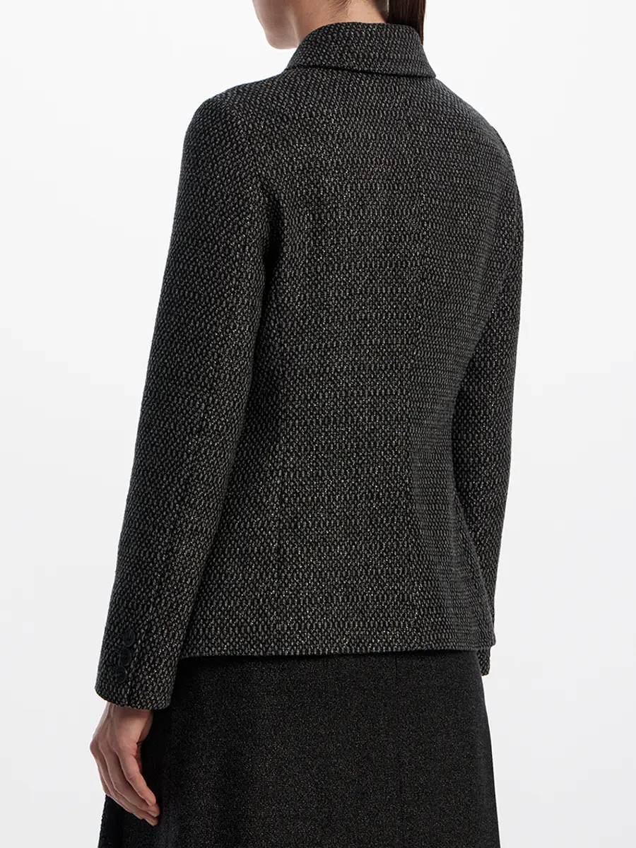 Жакет шерстяной с люрексом