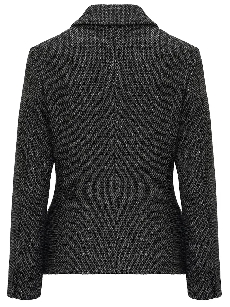 Жакет шерстяной с люрексом