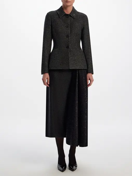 Жакет шерстяной с люрексом BESSMENNO