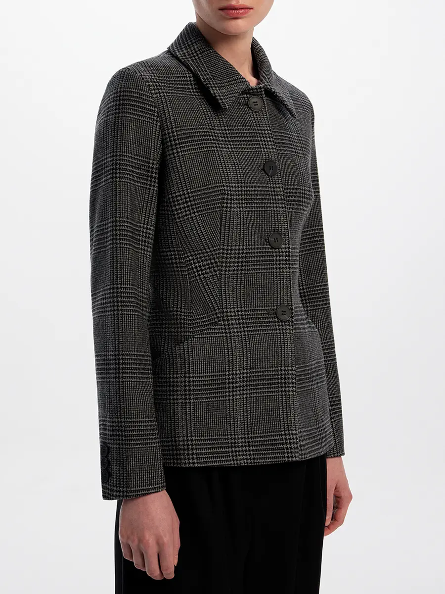 Жакет шерстяной с люрексом