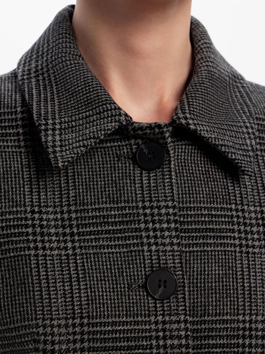 Жакет шерстяной с люрексом