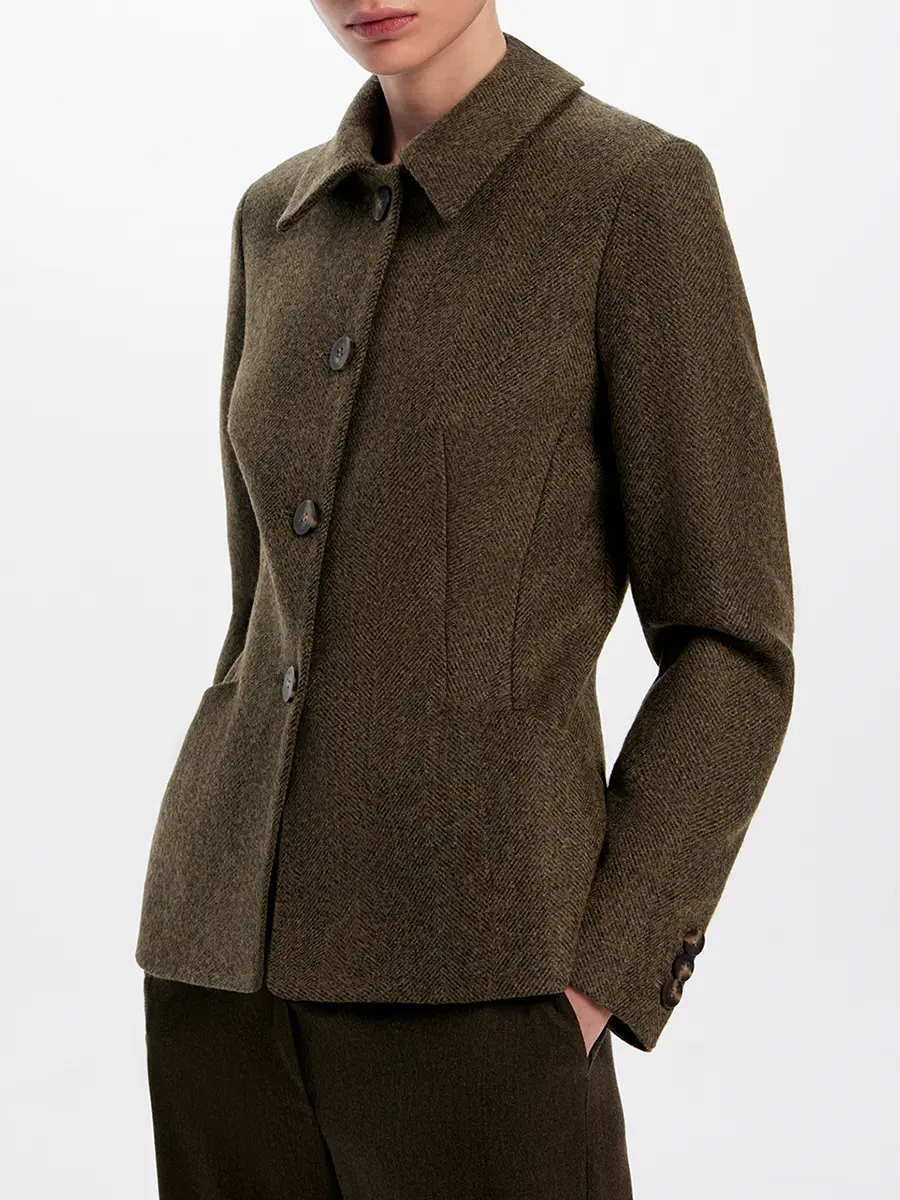 Жакет шерстяной