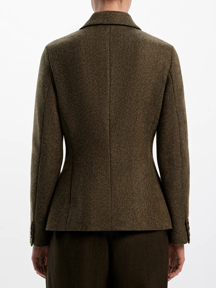 Жакет шерстяной