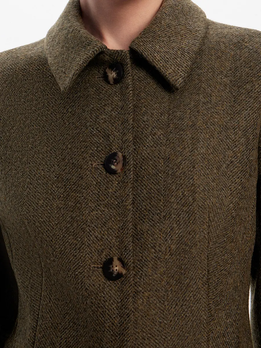 Жакет шерстяной