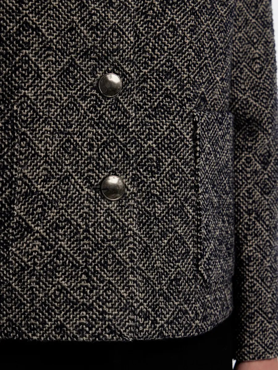 Жакет шерстяной