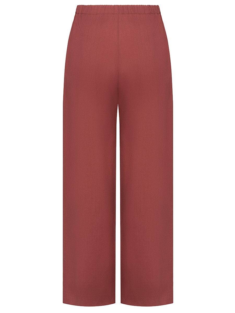 Брюки однотонные